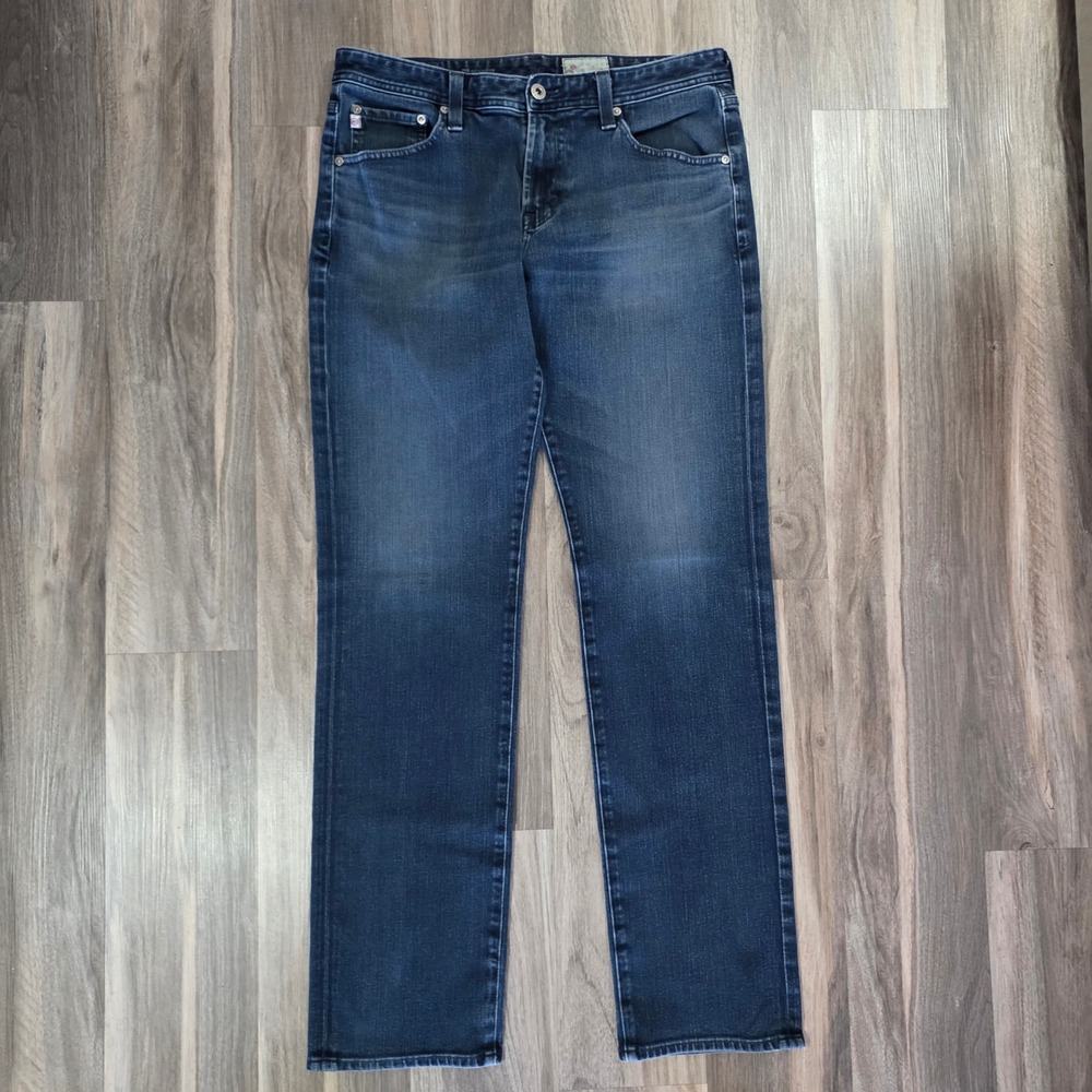 AG Adriano Goldschmied The Graduate Tailored Leg Jeans Blue 32x34 Denim 360
